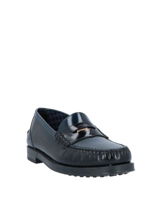 Tod's Blue Loafers