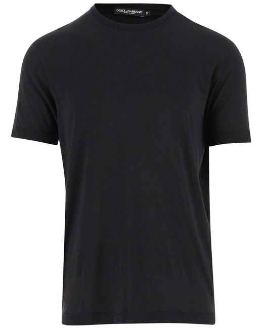 T-shirt Dolce & Gabbana pour homme en coloris Black