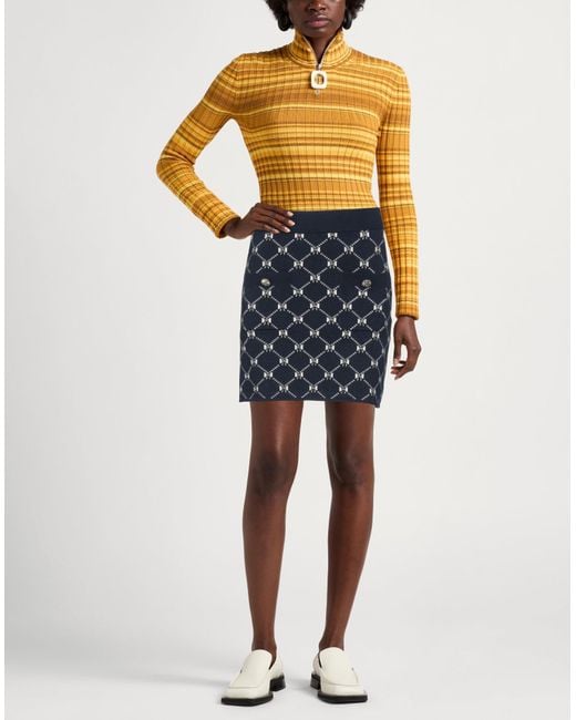 Maje Blue Mini Skirt