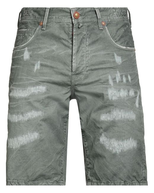 Jacob Cohen Gray Premium Denim Shorts Cotton for men