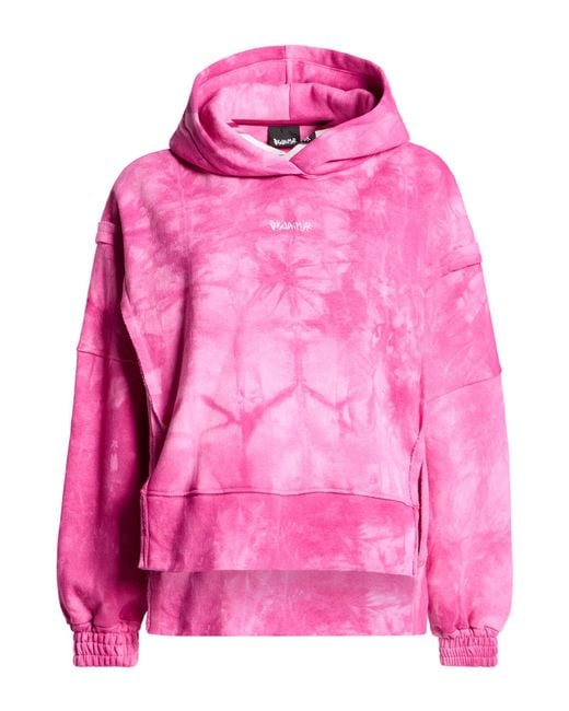 DISCLAIMER Pink Fuchsia Sweatshirt Cotton