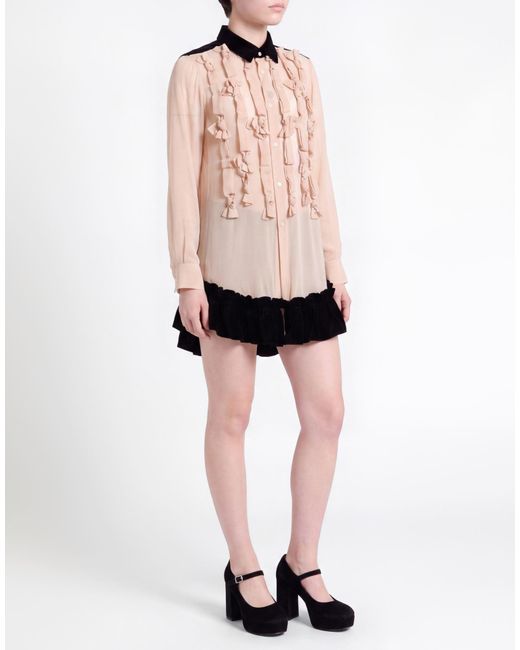 Comme des Garçons Pink Shirt Polyester, Cotton