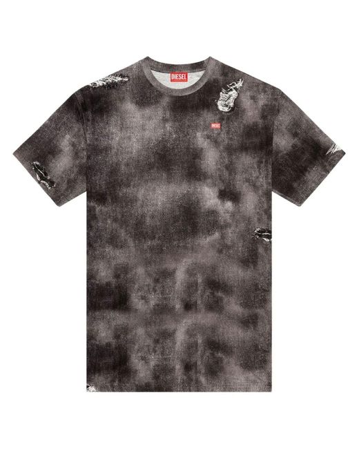 T-Shirt T-Wash-N2 di DIESEL in Gray da Uomo