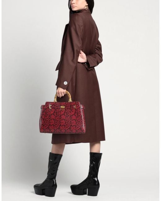 Guess Red Handbag Polyurethane