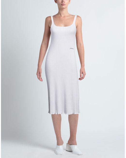 hinnominate White Midi Dress