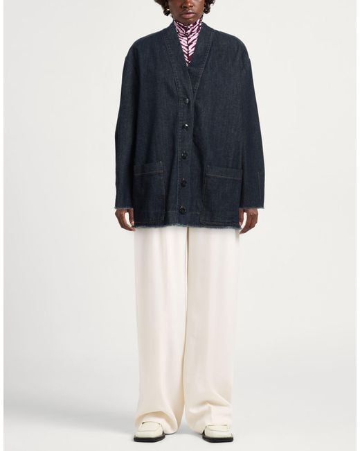 Barena Blue Blazer Cotton