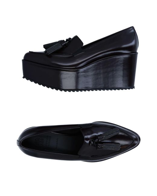 Brunello Cucinelli Black Dark Loafers Soft Leather