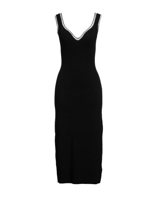 Maje Black Midi Dress