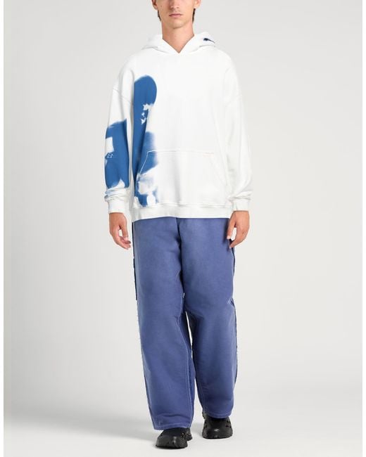 DIESEL Blue Sweatshirt Cotton, Elastane for men