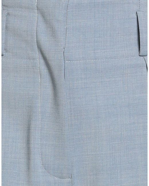 Eleventy Blue Pants Wool, Elastane