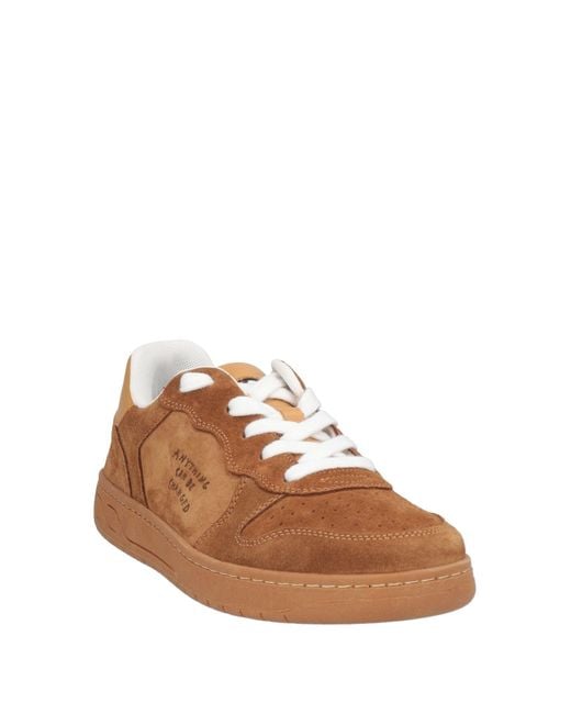Acbc Brown Sneakers Leather for men
