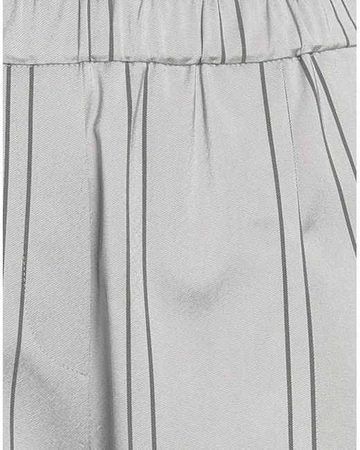Fabiana Filippi Gray Shorts & Bermuda Shorts Viscose, Elastane