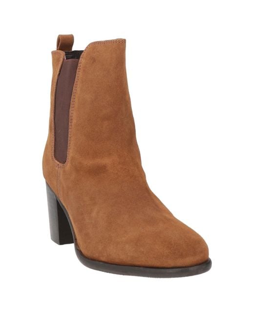CafeNoir Brown Ankle Boots