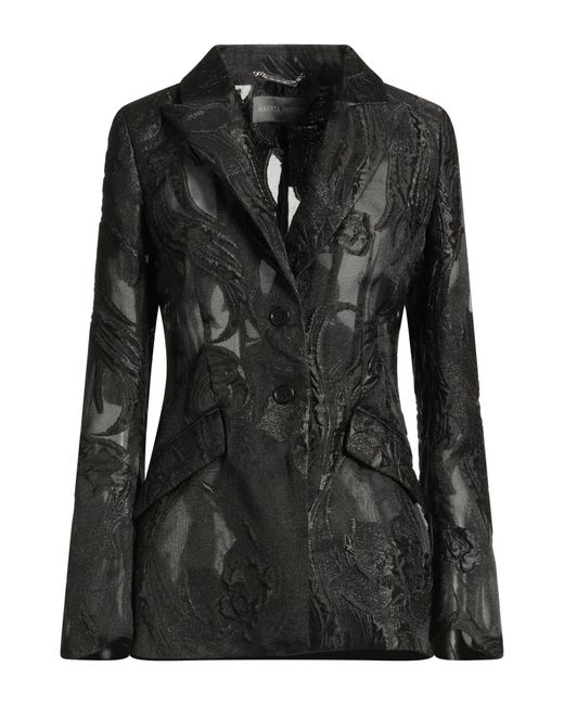 Alberta Ferretti Black Blazer Polyester