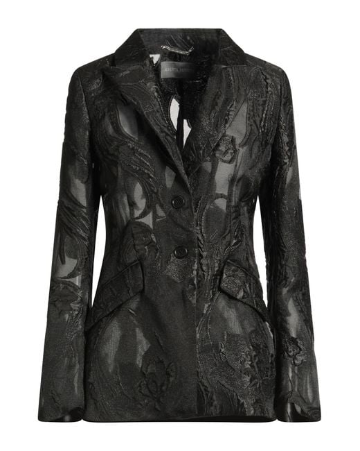 Alberta Ferretti Black Blazer Polyester
