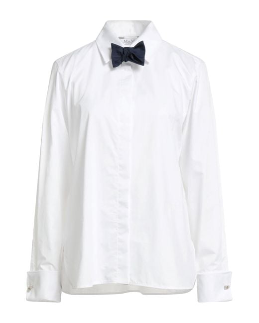 Max Mara White Shirt Cotton