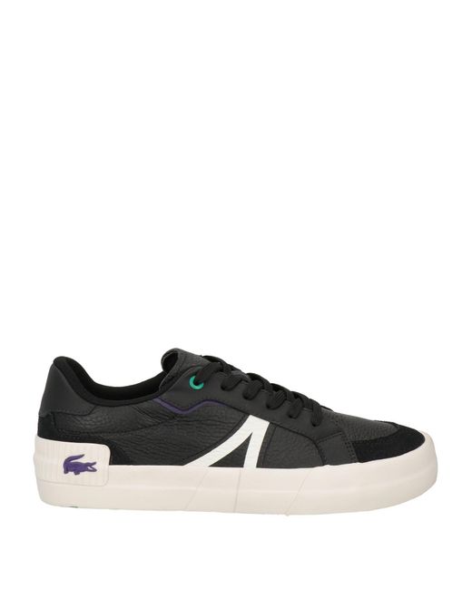 Lacoste Black Sneakers Leather for men