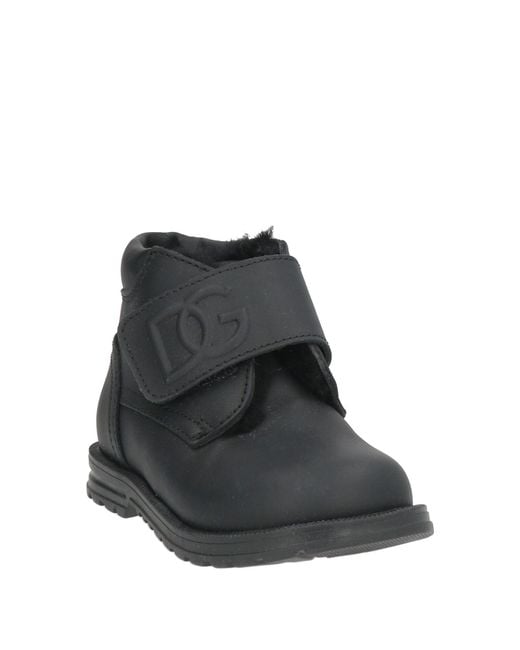Dolce & Gabbana Black Ankle Boots