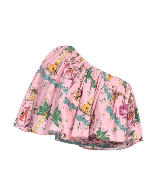 ALESSANDRO ENRIQUEZ Pink Top Cotton