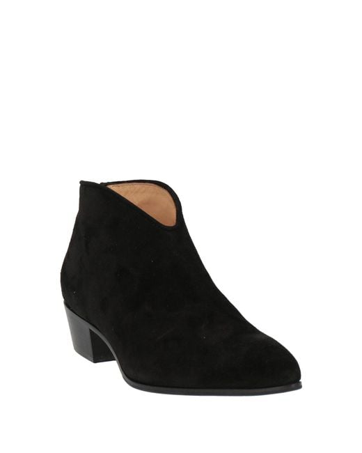 Roberto Festa Black Ankle Boots Leather