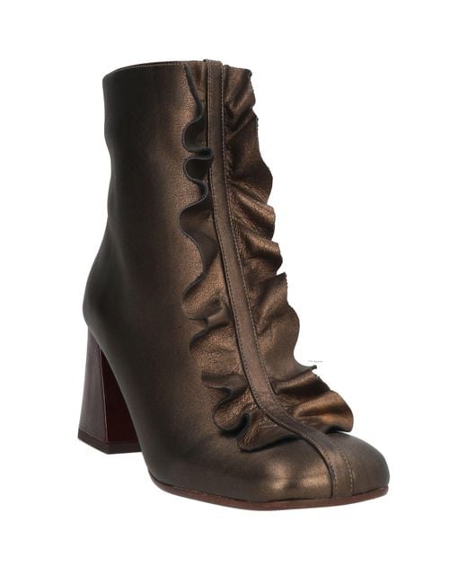 Chie Mihara Brown Ankle Boots