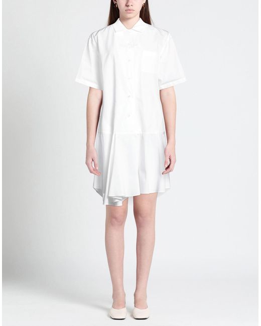 Aspesi White Mini Dress