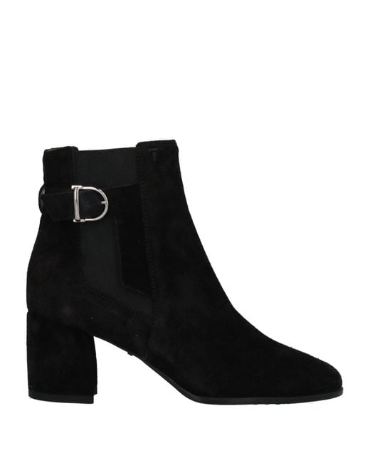 Tod's Black Ankle Boots