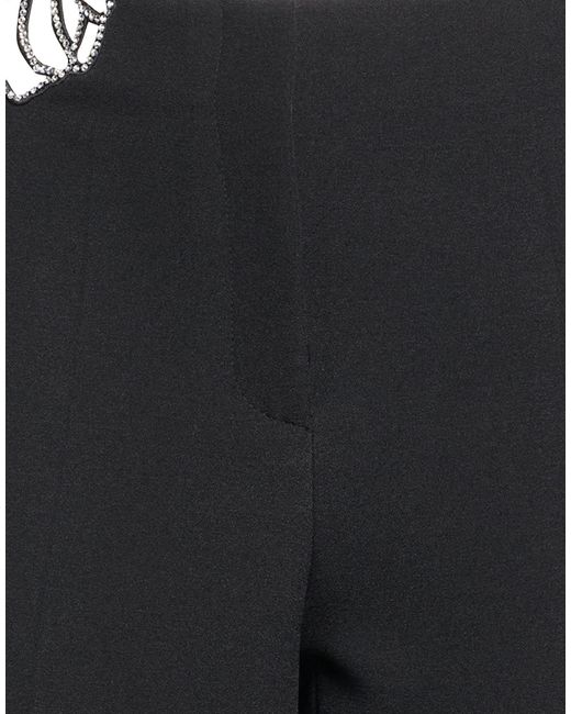 Blumarine Black Pants Polyester, Elastane