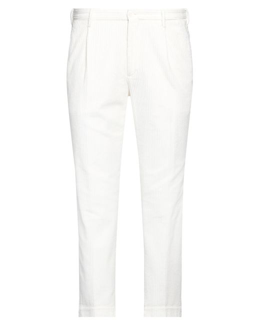 Incotex White Trouser for men