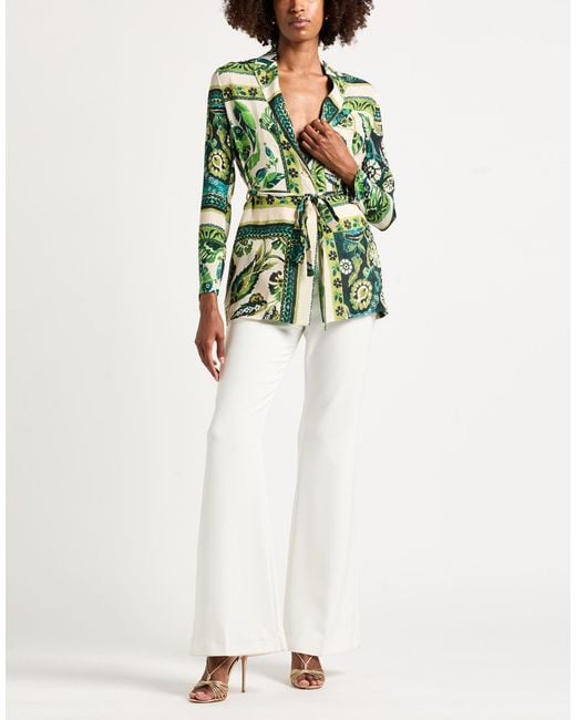 Antonelli Green Blazer Viscose, Silk