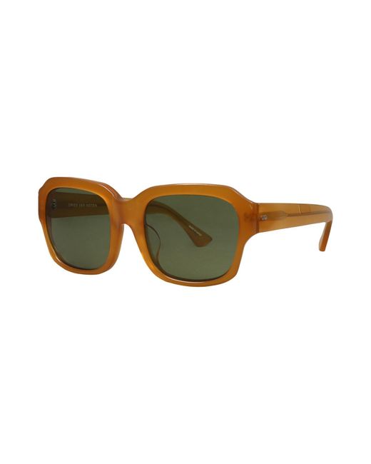 Linda Farrow Green Sunglasses