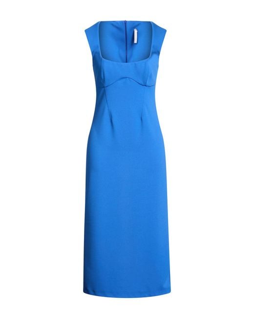 Imperial Blue Midi Dresses