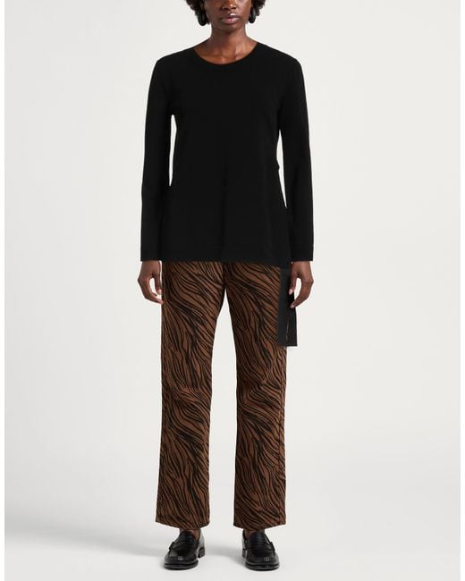Dondup Black Sweater Viscose, Polyester