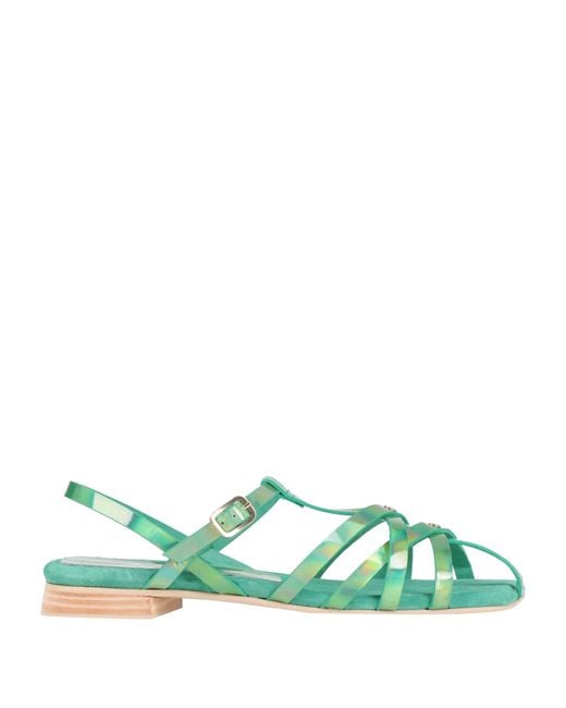 Ras Green Sandale
