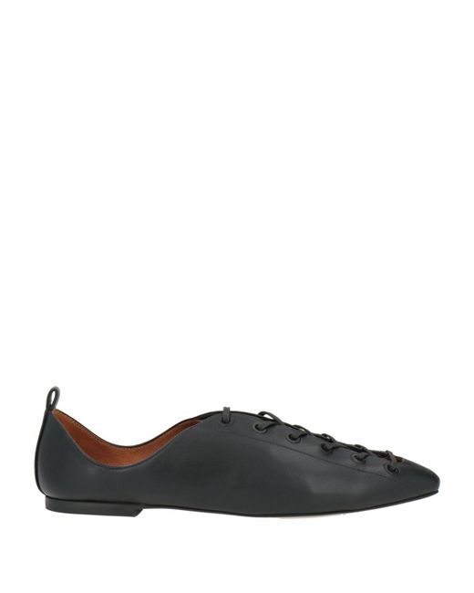 Stella McCartney Black Lace-Up Shoes