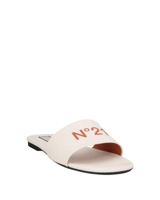 N°21 White Sandals
