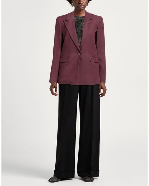 Patrizia Pepe Purple Blazer