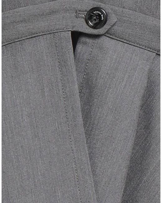 ALESSIA SANTI Gray Jacket Polyester, Viscose, Elastane