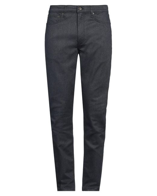 Rag & Bone Gray Jeans Cotton, Polyester, Elastane for men