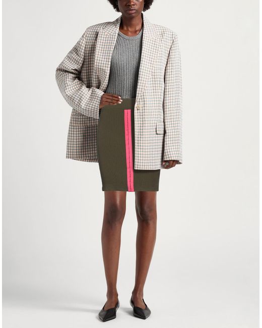 Guess Green Mini Skirt Ecovero Viscose, Elastane