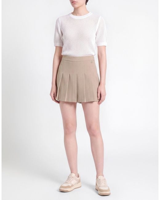 Berna Natural Shorts & Bermuda Shorts Polyester, Viscose, Elastane