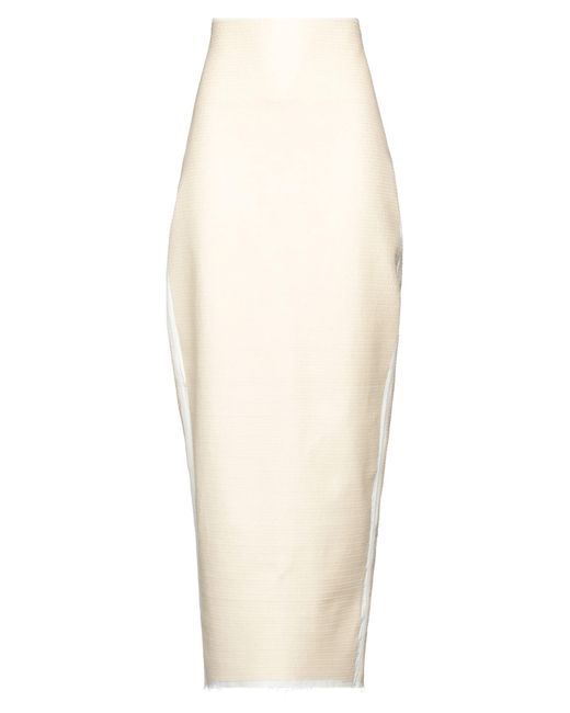 Gonna Lunga di Rick Owens in White
