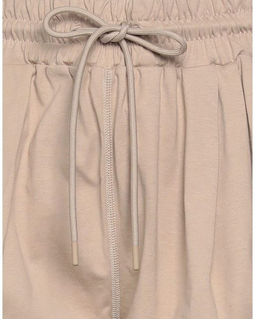 MSGM Natural Shorts & Bermuda Shorts