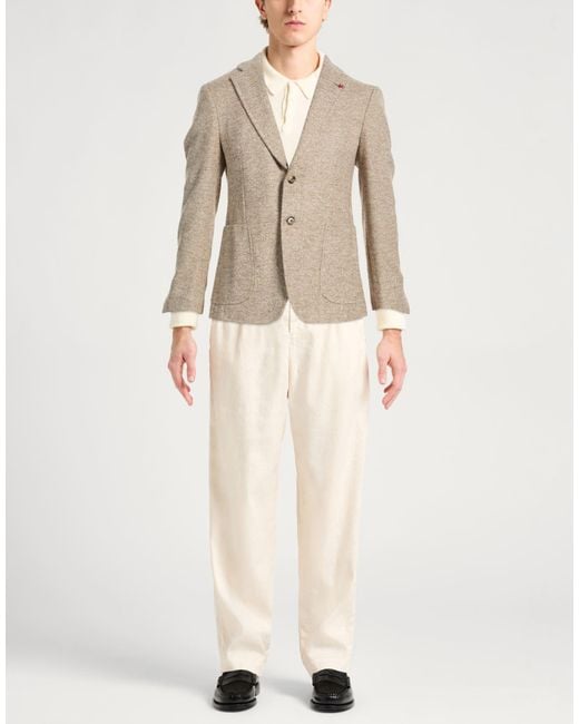 Isaia Natural Blazer for men