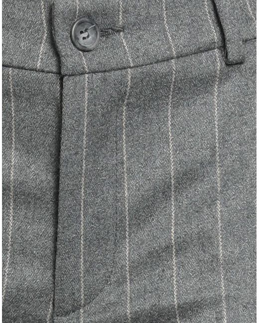 Manila Grace Gray Pants Polyester, Viscose, Elastane