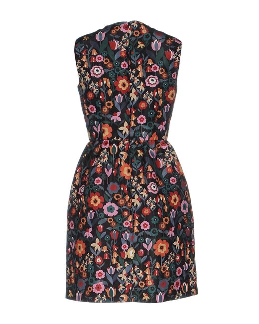 RED Valentino Black Mini Dress Polyester
