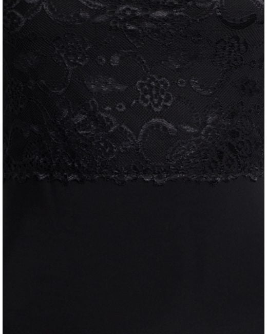 Kontatto Black Bodysuit Polyester, Elastane