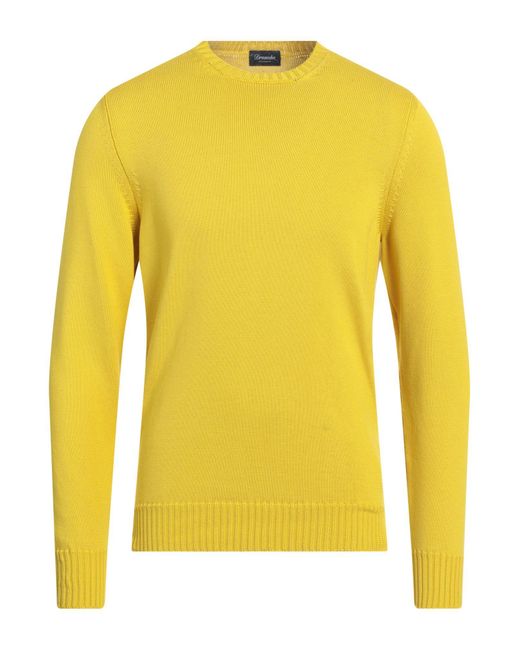 Drumohr Yellow Sweater for men