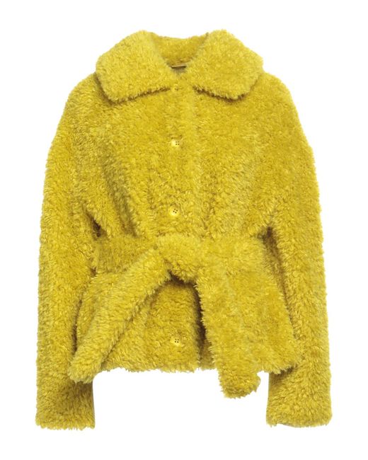 P.A.R.O.S.H. Yellow Shearling & Teddy