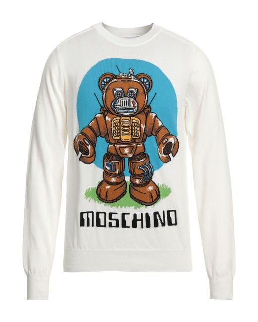 Pullover Moschino de hombre de color Blue